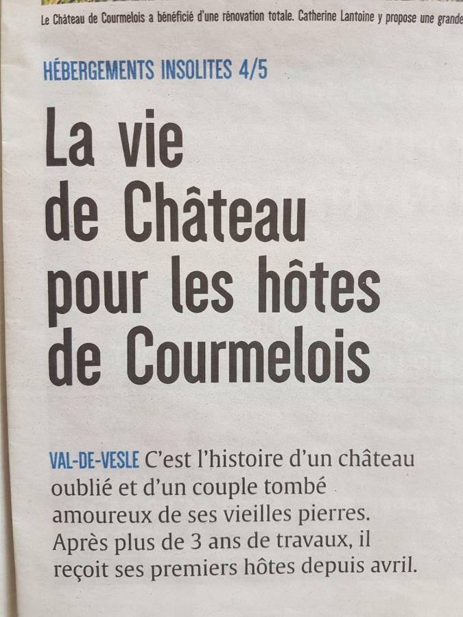 Chateau De Courmelois Champagne Guest House Val de Vesle Екстер'єр фото